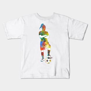 Girl Soccer Player Kids T-Shirt